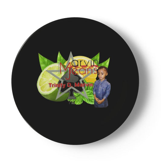 Lemon Lime Black China plates