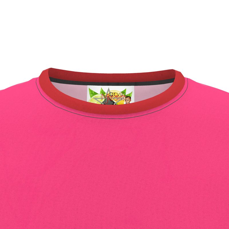 Lemon Lime candy Luxury Cut and Sew All Over Print T-Shirt collection