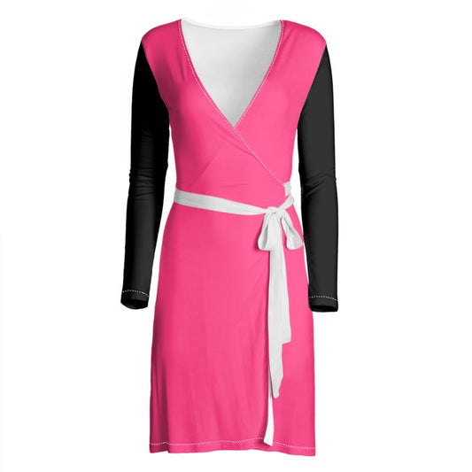 Lemon Lime candy Luxury Wrap Dress collection