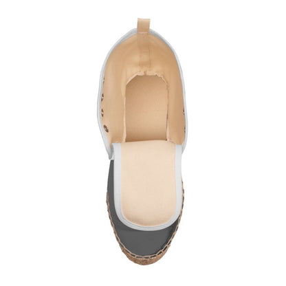 Grey Hi Top Espadrilles