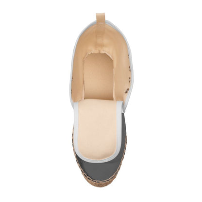 Grey Hi Top Espadrilles