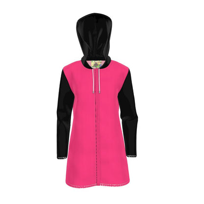 Lemon Lime candy Luxury Womens Hooded Rain Jacket collection