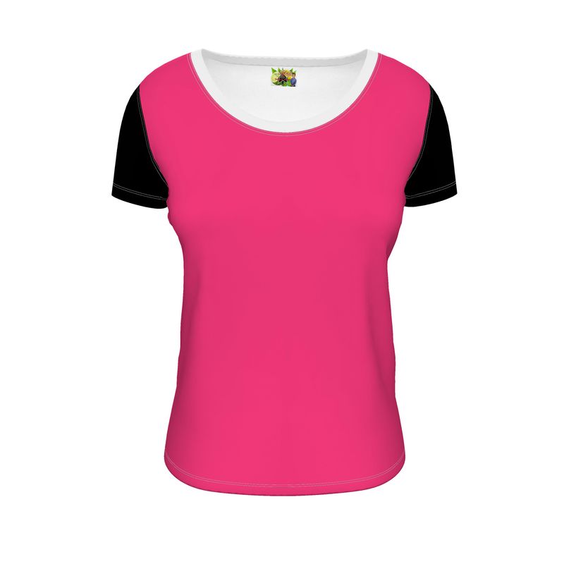 Lemon Lime candy Luxury Ladies Scoop Neck T-Shirt collection
