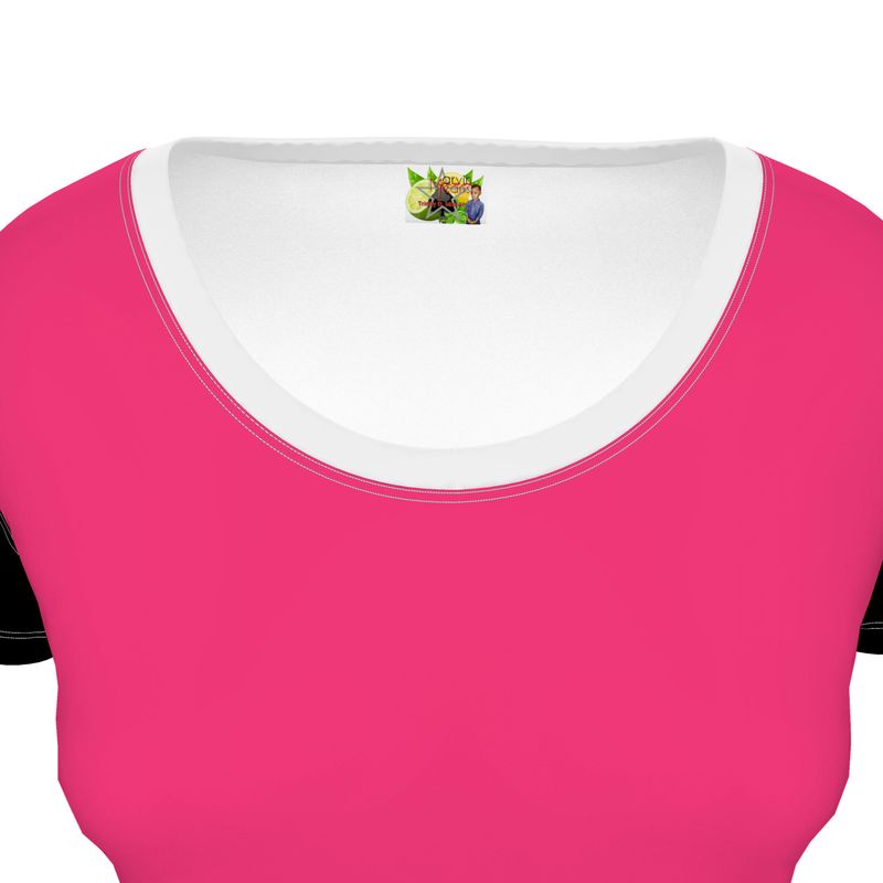 Lemon Lime candy Luxury Ladies Scoop Neck T-Shirt collection