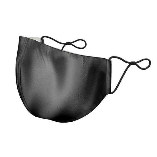 All Black Silk Face Masks