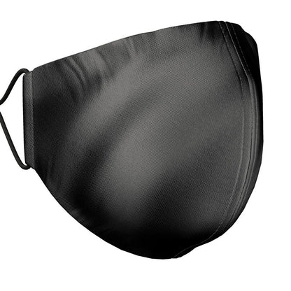 All Black Silk Face Masks