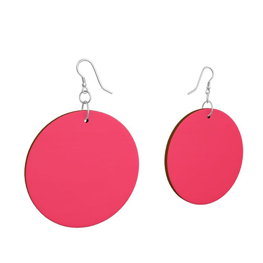 Lemon Lime candy Luxury Wooden Earrings: Organic Shape collection