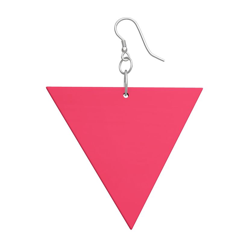Lemon Lime candy Luxury Wooden Earrings: Geometric Shape collection