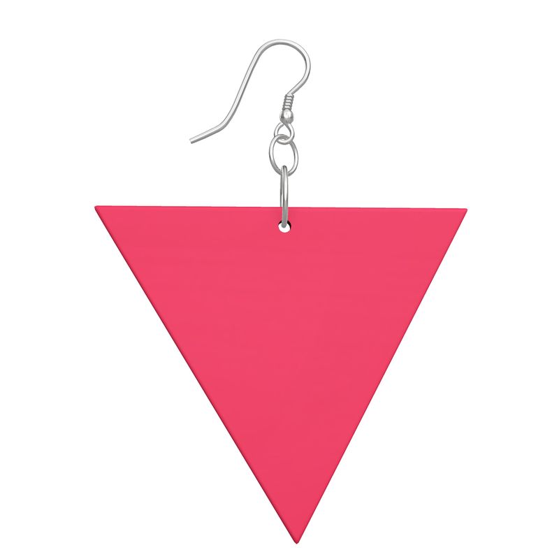 Lemon Lime candy Luxury Wooden Earrings: Geometric Shape collection
