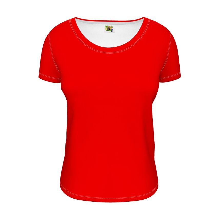British Red Ladies Scoop Neck T-Shirt
