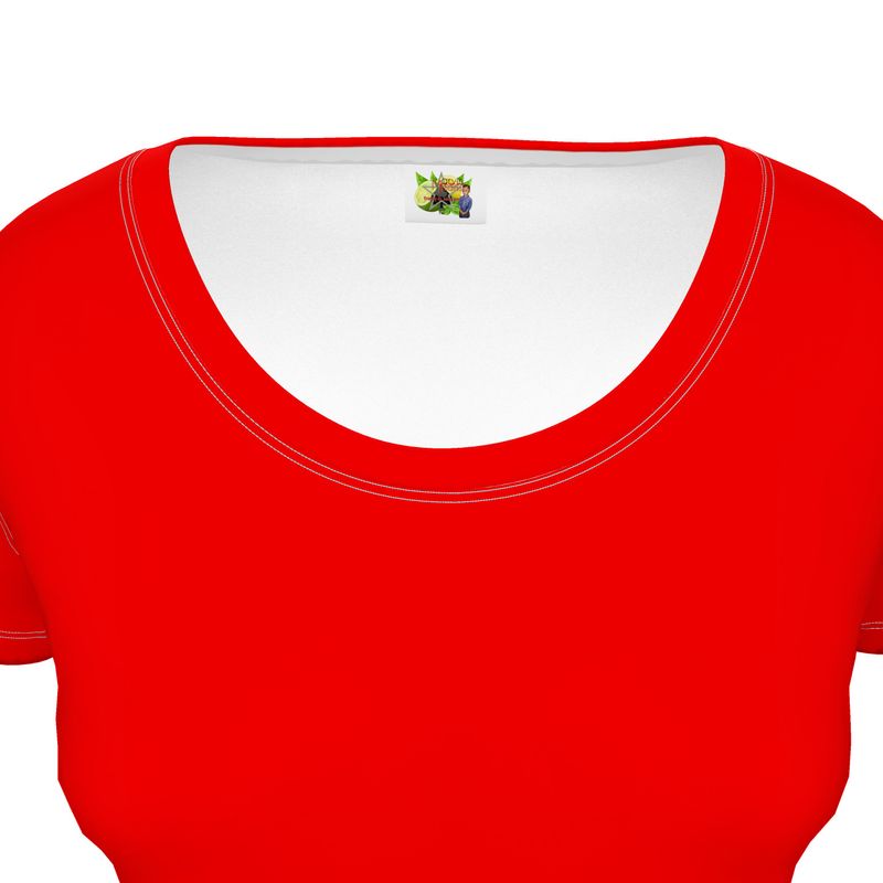 British Red Ladies Scoop Neck T-Shirt