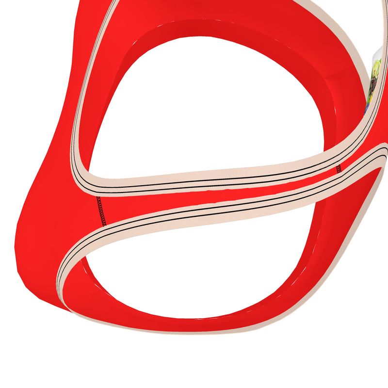 British Red Sports Bra