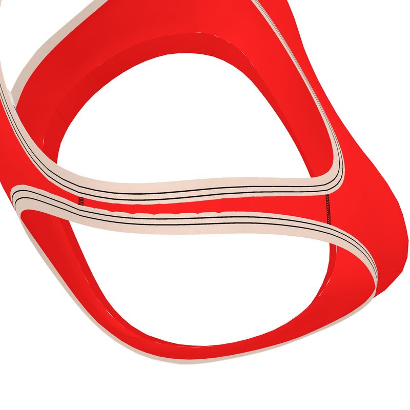British Red Sports Bra
