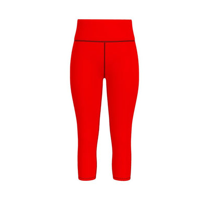 British Red Sports Leggings