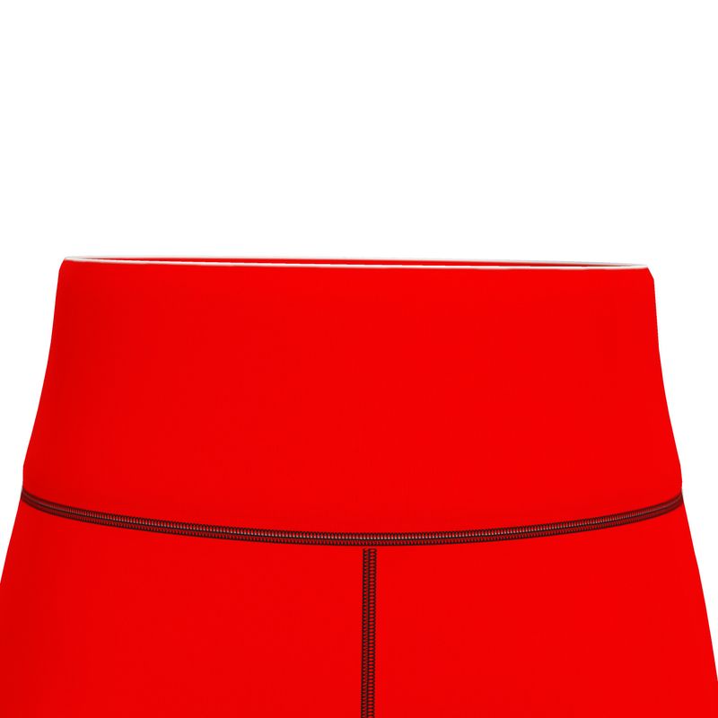 British Red Sports Leggings