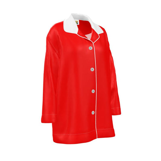 British Red Women's Luxury Pajama Shirt