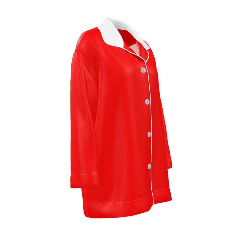 British Red Women's Luxury Pajama Shirt