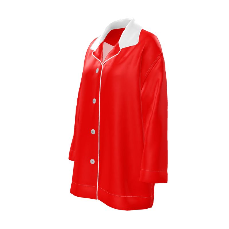 British Red Women's Luxury Pajama Shirt