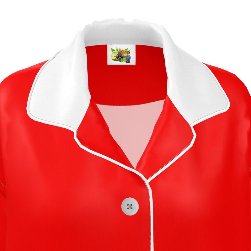 British Red Women's Luxury Pajama Shirt