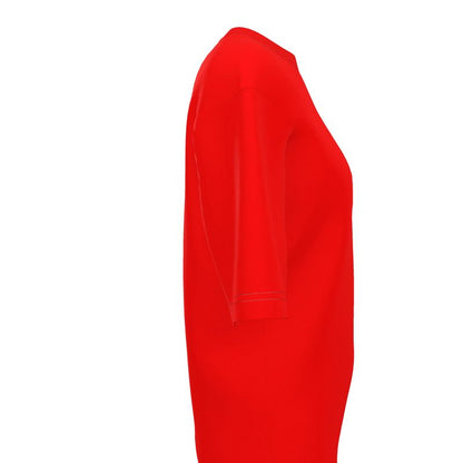 British Red Womens Oversized T-Shirt