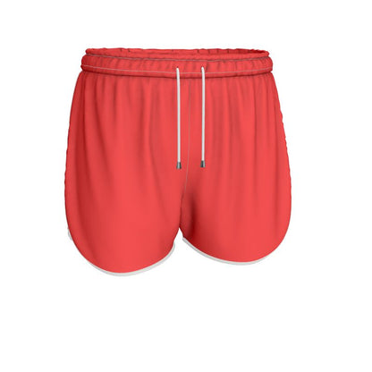 British Red Womens Running Shorts
