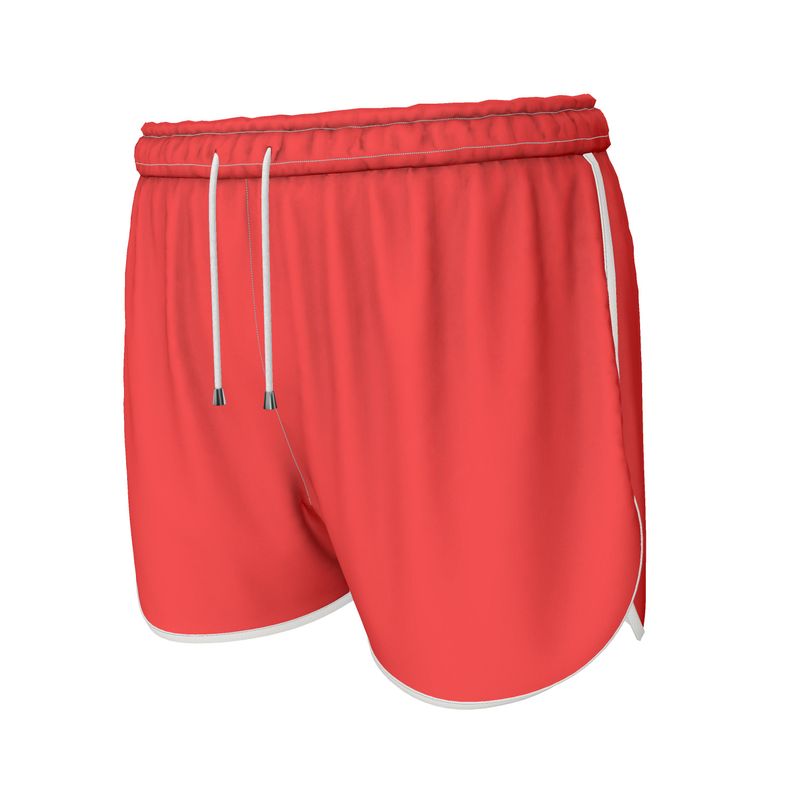 British Red Womens Running Shorts