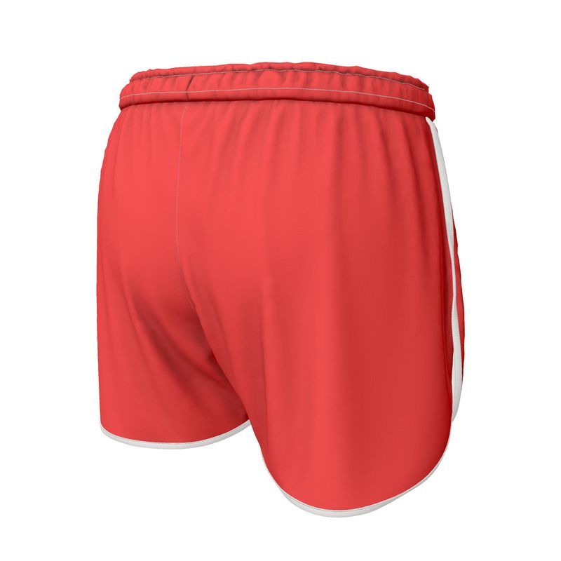 British Red Womens Running Shorts