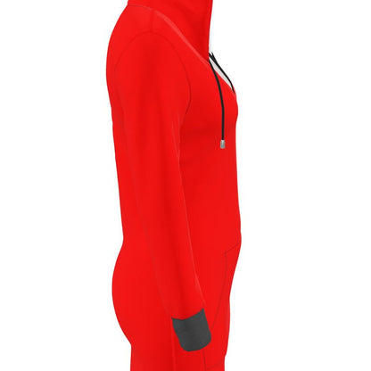 British Red Hoodie Dress