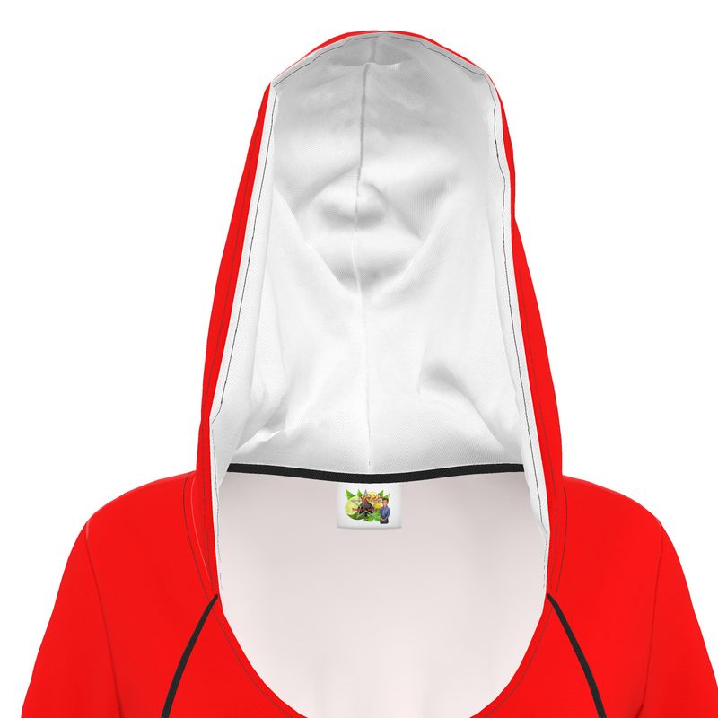 British Red Hoodie Dress