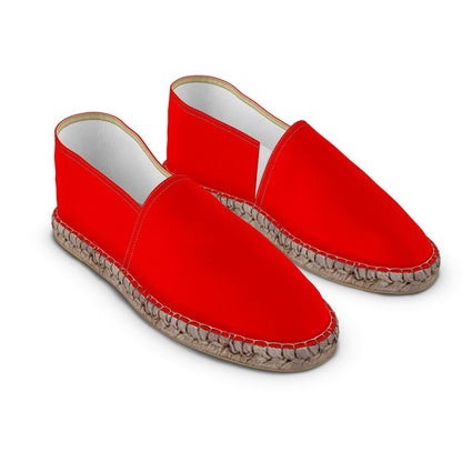 British Red Espadrilles