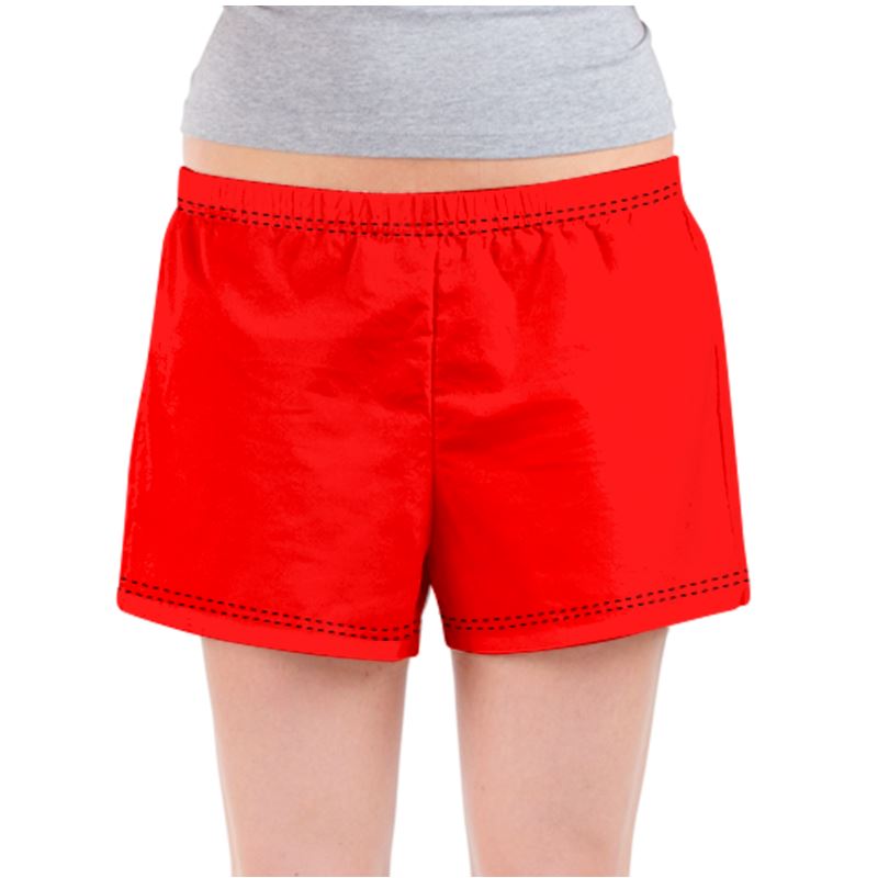 British Red Ladies Pajama Shorts