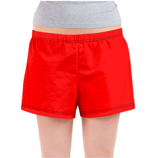 British Red Ladies Pajama Shorts