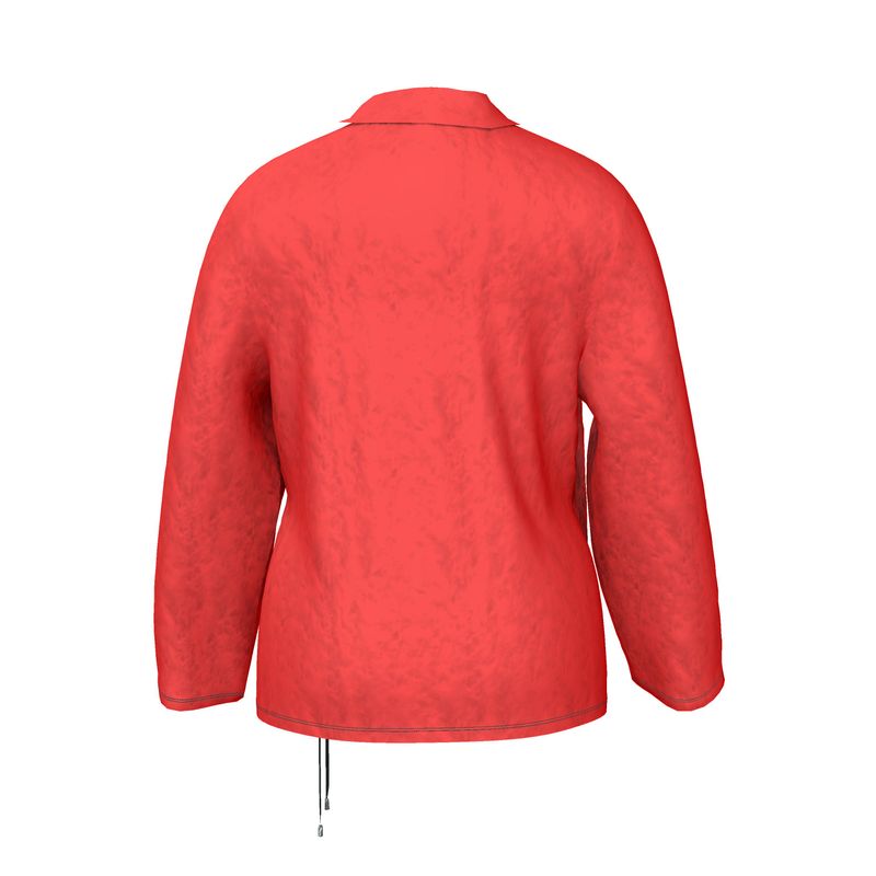 British Red Wrap Blazer