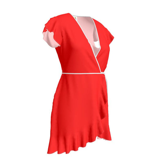 British Red Tea Dress