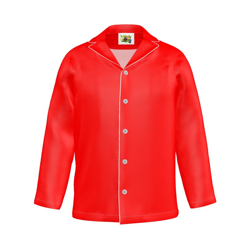 British Red Men's Luxury Pajama Shirt