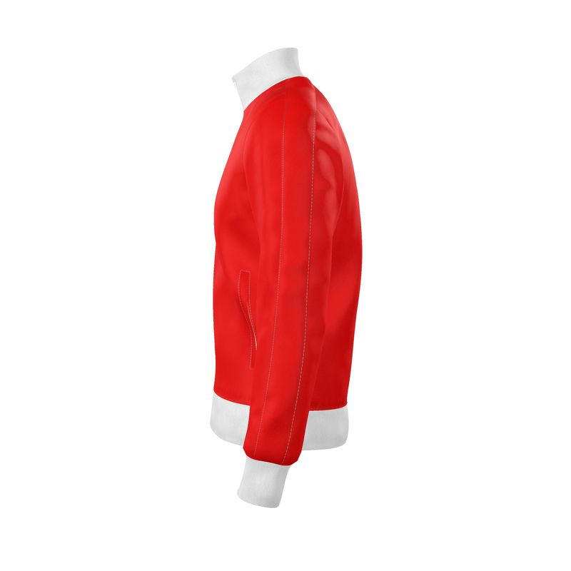 British Red Mens Tracksuit Jacket