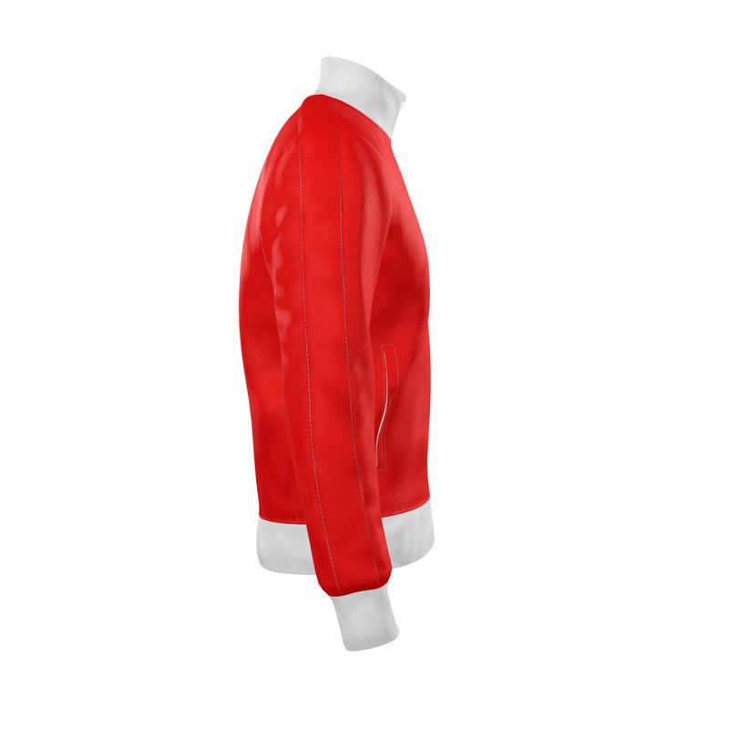 British Red Mens Tracksuit Jacket