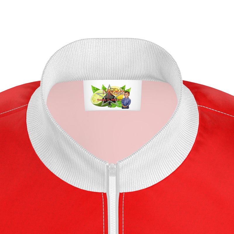 British Red Mens Tracksuit Jacket