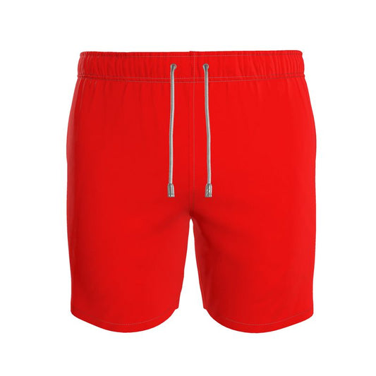 British Red Mens Swimming Shorts