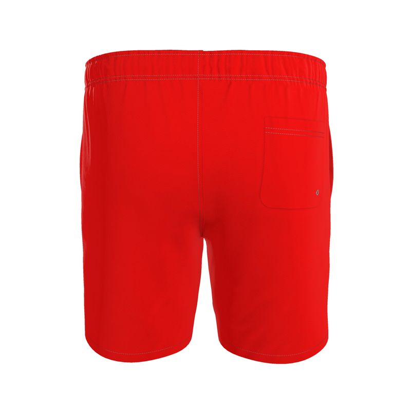 British Red Mens Swimming Shorts