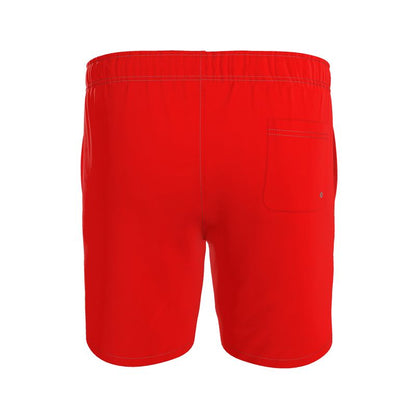British Red Mens Swimming Shorts