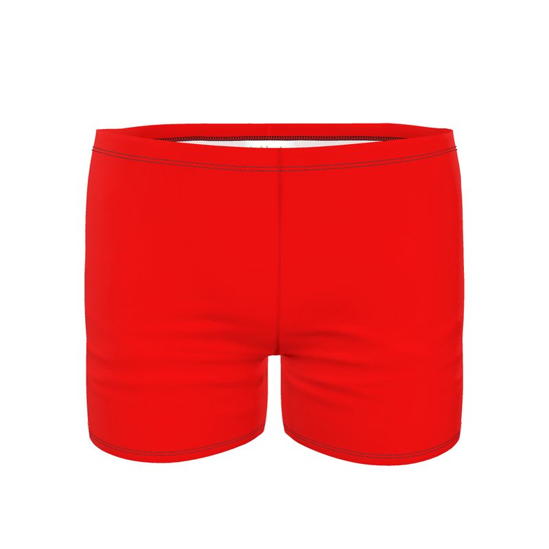 British Red Swimming Trunks