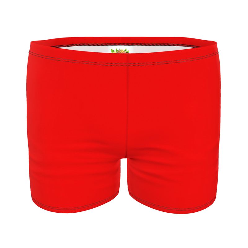 British Red Swimming Trunks