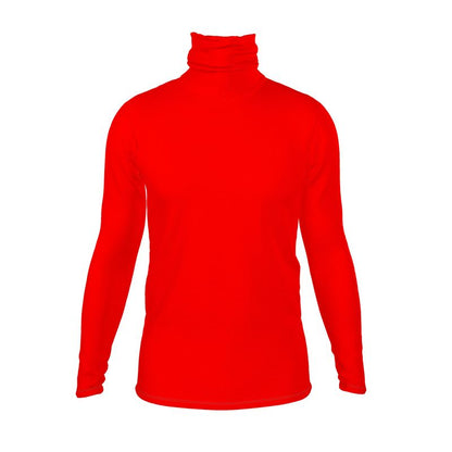 British Red Mens slim fit roll neck