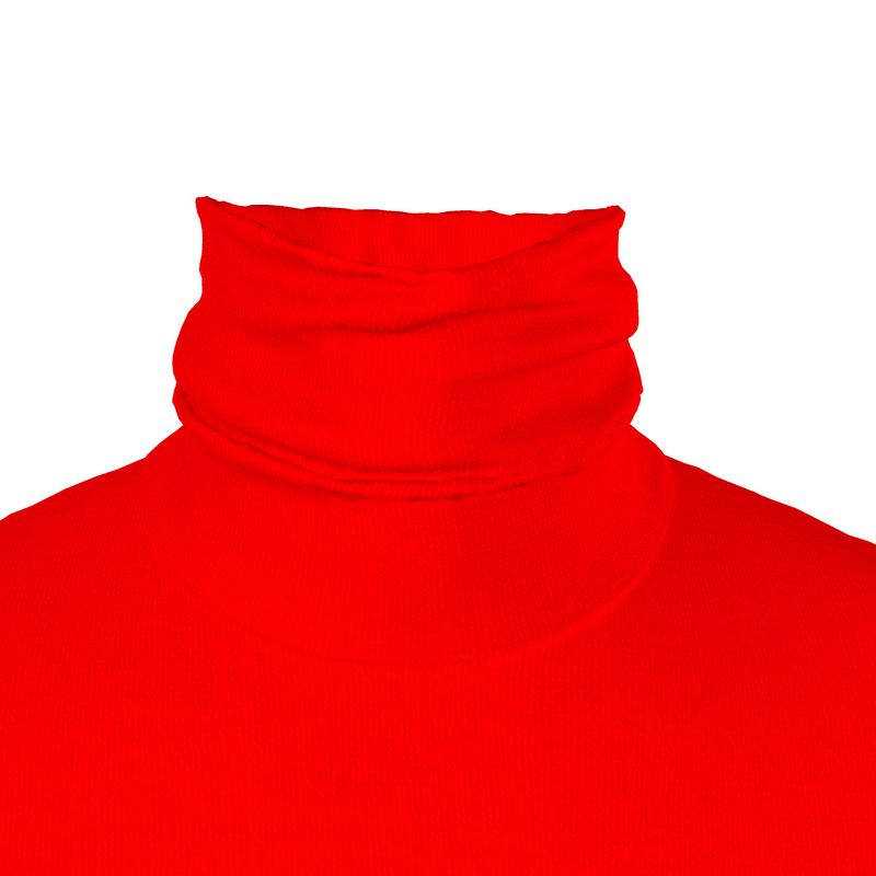 British Red Mens slim fit roll neck