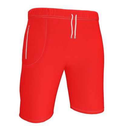 British Red Mens Sweat Shorts