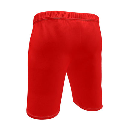 British Red Mens Sweat Shorts