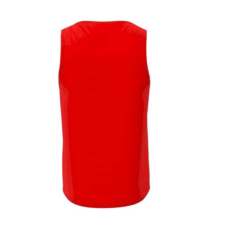 British Red Cut and Sew Tank Top