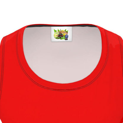 British Red Cut and Sew Tank Top