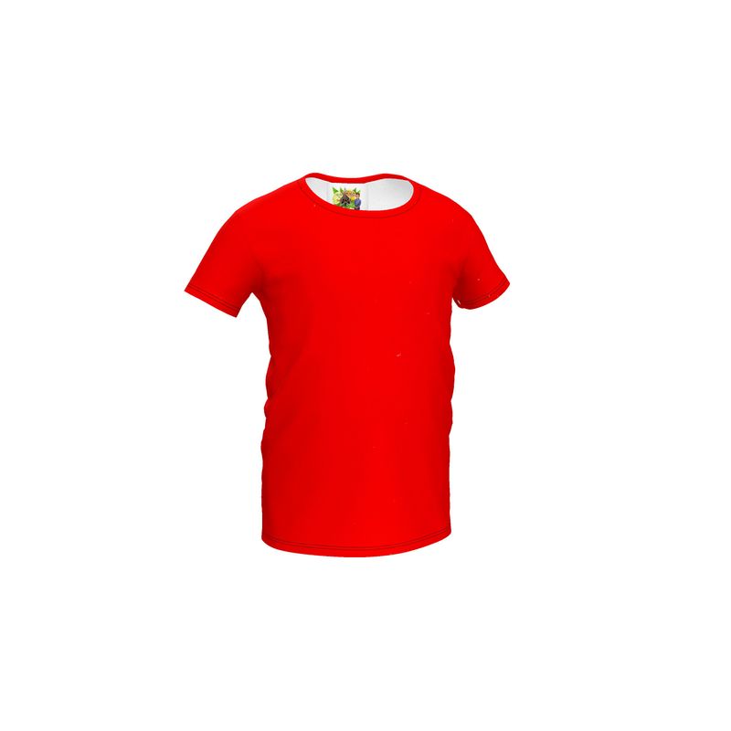 British Red Girls Simple T-Shirt